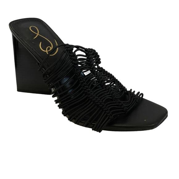 Sam Edelman Black Laurette Block Heel Mules - Picture 3 of 10